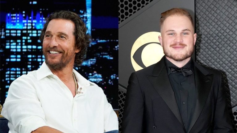 Matthew McConaughey rejoint Zach Bryan pour le clip vidéo "Nine Ball"
