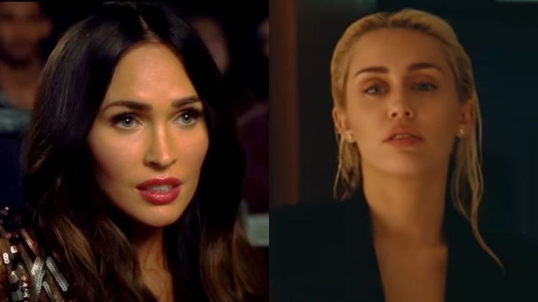 Miley Cyrus et Megan Fox portaient toutes deux des robes en métal transparent lors de la soirée Grammy, mais l'une d'elles était bien plus révélatrice
