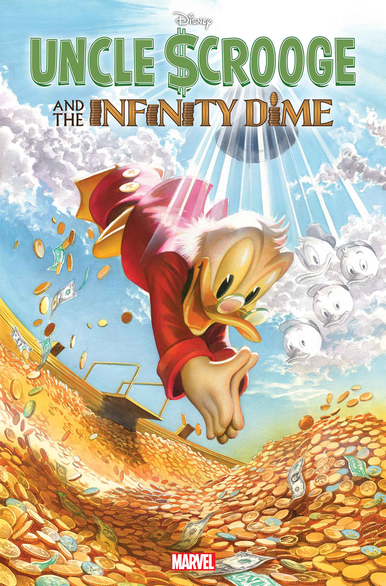 Couverture de Oncle Scrooge et Infinity Dime #1 par Alex Ross