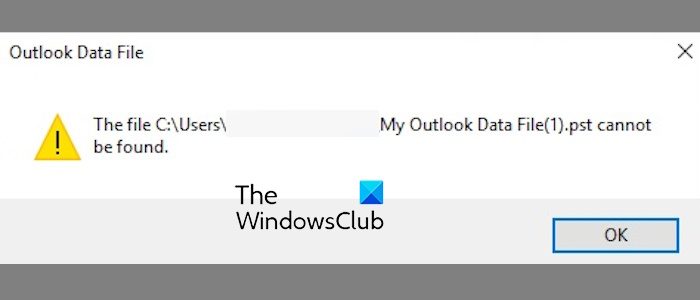 Outlook PST est introuvable, indique Office 365