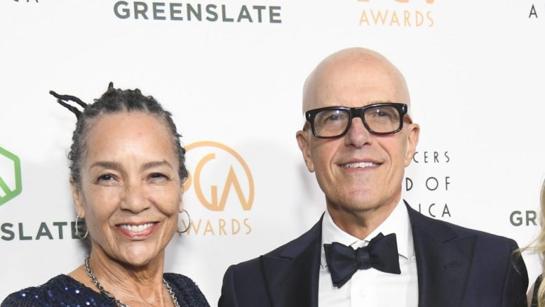 Stephanie Allain, Donald DeLine, and Susan Sprung at the 2024 Producers Guild Awards held at The Ray Dolby Ballroom on February 25, 2024 in Los Angeles, California. (Photo by Alberto Rodriguez/Variety via Getty Images)