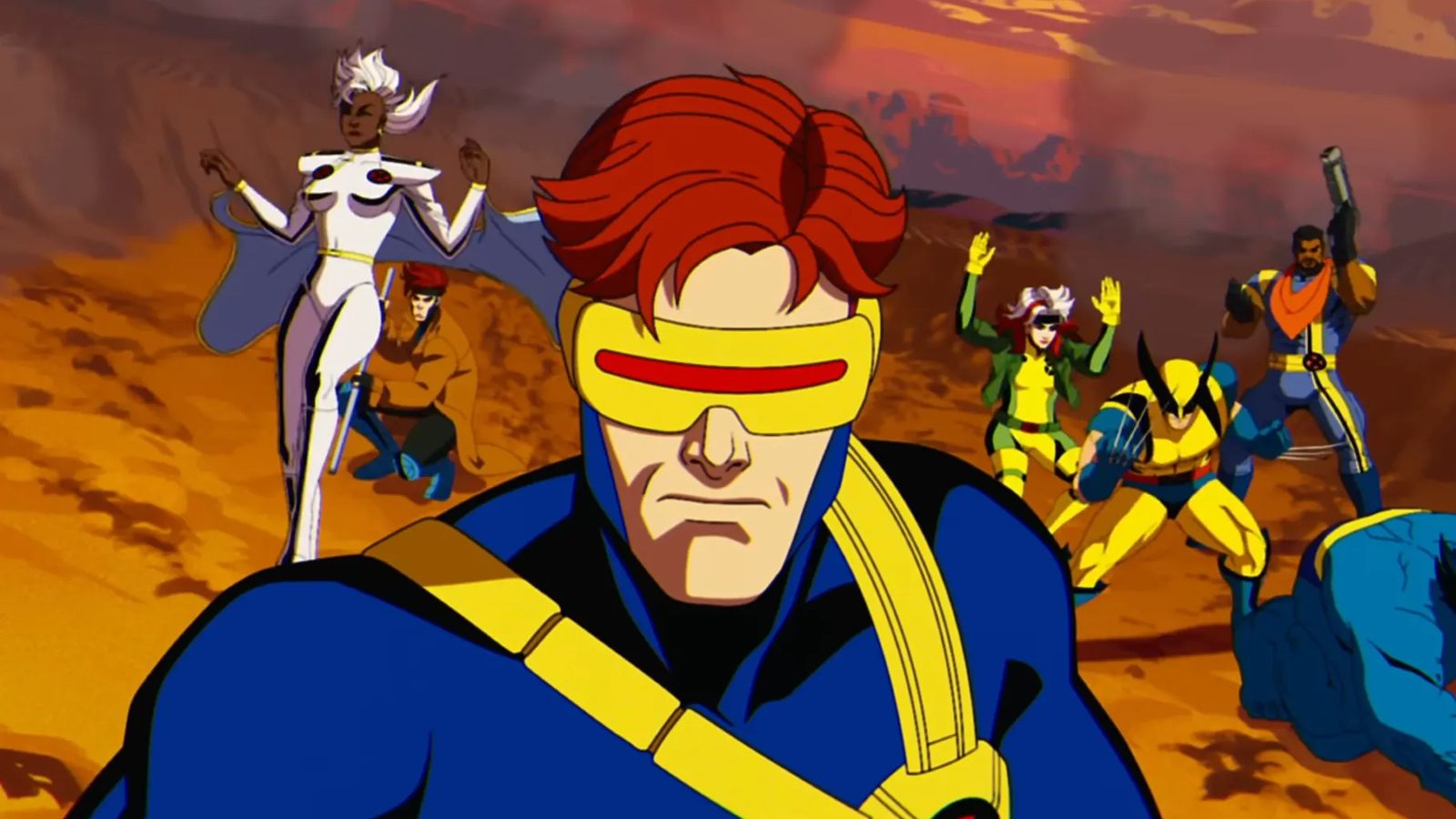 Cyclops and several X-Men in X-Men '97