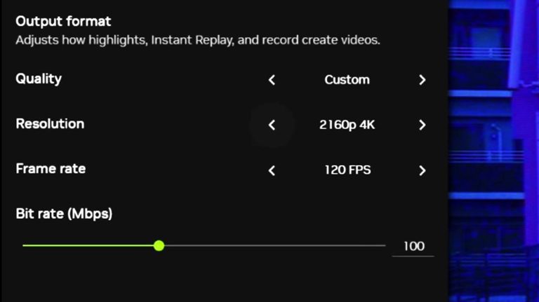 Nvidia Shadowplay with new 120fps recording option