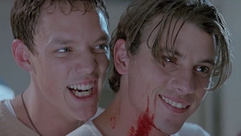 Matthew Lillard and Skeet Ulrich in Scream 1996