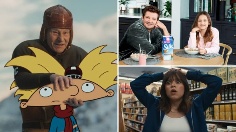 Patrick Stewart, Jeremy Renner, Jenna Ortega, and more feature in 2024 Super Bowl ads