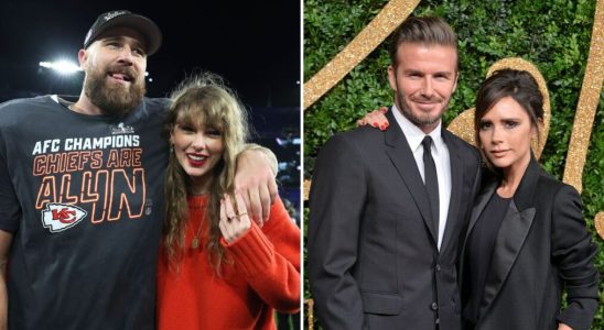 Travis Kelce and Taylor Swift, Victoria and David Beckham