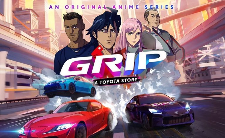 Toyota entre dans le monde de l’anime avec sa série de contenu Grip