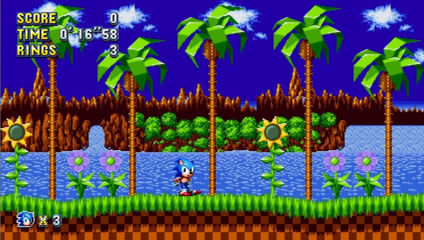 Sonic The Hedgehog attend avec impatience.