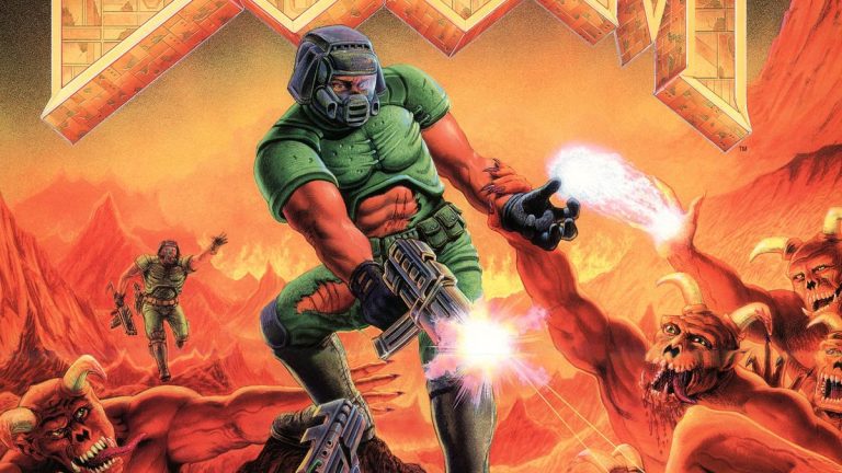 The cover of the video game Doom