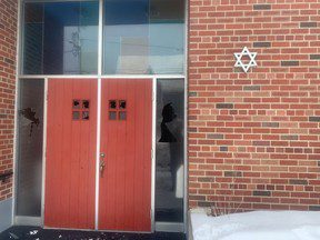 Une synagogue vandalisée dans la capitale du Nouveau-Brunswick