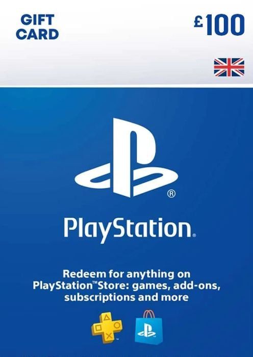 Carte de recharge PlayStation Network de 100 £ - PSN UK