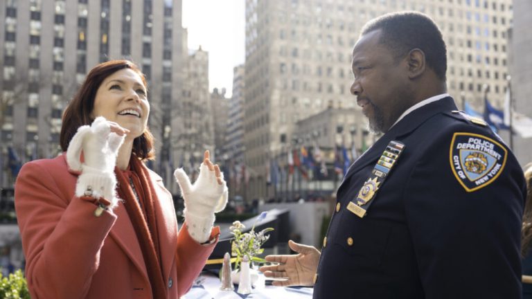 Carrie Preston as Elsbeth and Wendell Pierce as Wagner in 