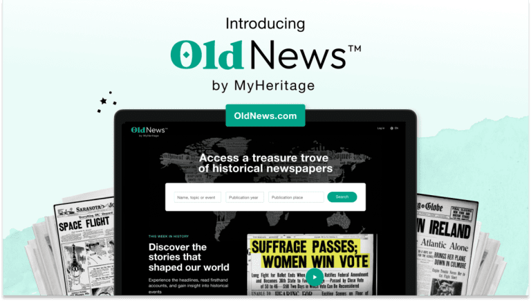 MyHeritage lance OldNews.com, offrant un accès à des millions de pages de journaux historiques