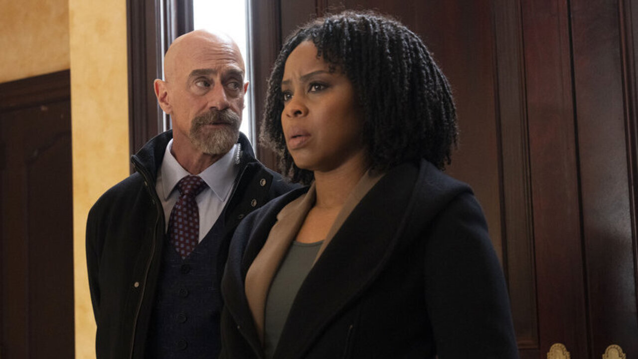 Stabler et Bell dans Law & Order : Organized Crime Saison 4x04