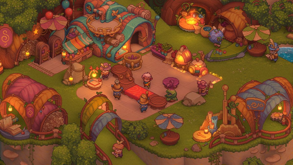 Un rassemblement de yordles dans le monde chaleureux et coloré de Bandle Tale : A League of Legends Story