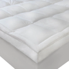 Surmatelas en duvet et plumes blanc