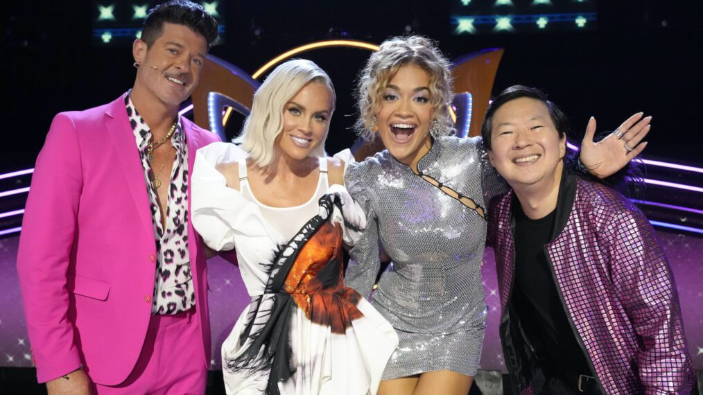 Robin Thicke, Jenny McCarthy-Wahlberg, Rita Ora and Ken Jeong — 