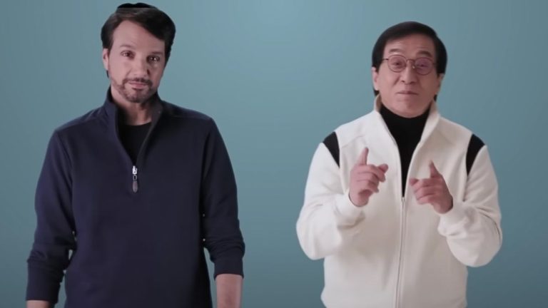 Ralph Macchio and Jackie Chan