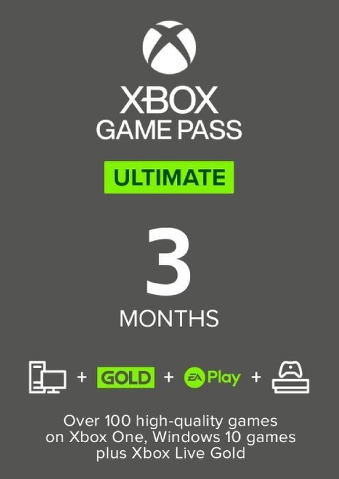 3 mois Xbox Game Pass Ultimate Xbox One / PC