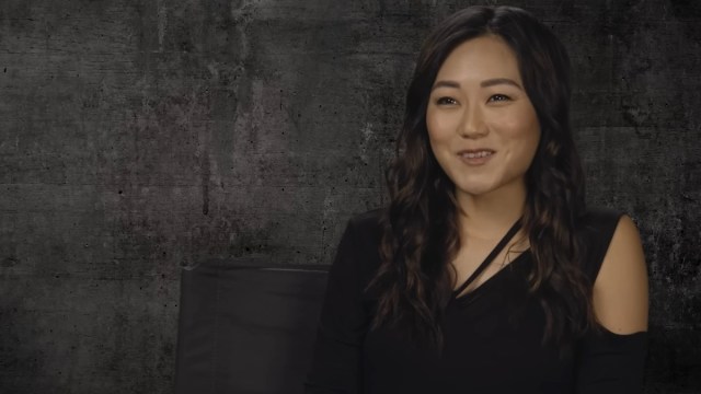 "Le garçon et le héron" et "Escouade suicide" l'actrice Karen Fukuhara dans une interview pour Amazon Prime's "Les garçons"