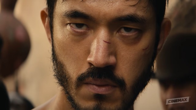 "Œil de vipère" et "Train à grande vitesse" l'acteur Andrew Koji dans "Guerrier"