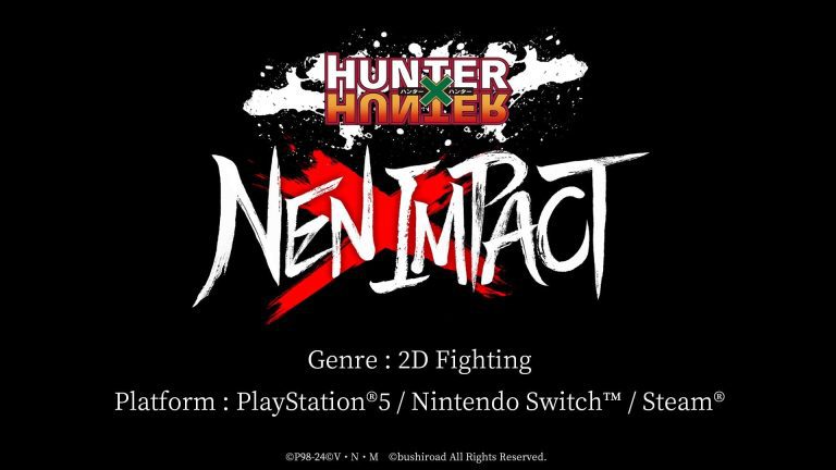 Jeu de combat 2D Hunter x Hunter : Nen x Impact confirmé pour PS5, Switch et PC    
