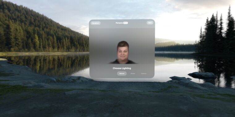 visionOS 1.1 tente de rendre Personas moins troublant, ainsi que d’autres mises à jour du système d’exploitation Apple