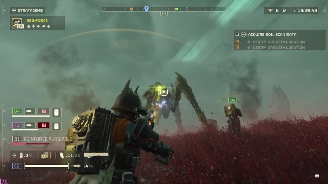 helldivers 2 taux d'apparition élevés combattant un titan biliaire avec l'ancienne méta-version