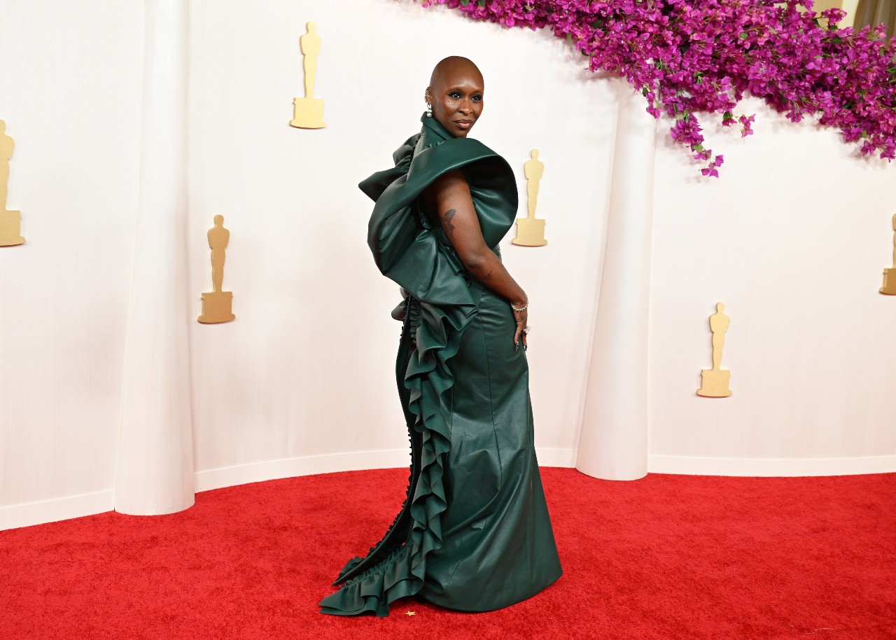 Cynthia Erivo à la 96e cérémonie annuelle des Oscars qui s'est tenue à l'Ovation Hollywood le 10 mars 2024 à Los Angeles, en Californie.