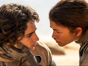 Timothée Chalamet et Zendaya dans une scène de Dune Part Two.