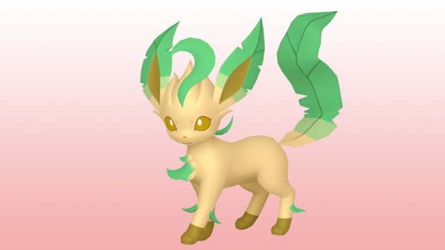 Leafeon brillant dans Pokemon Go