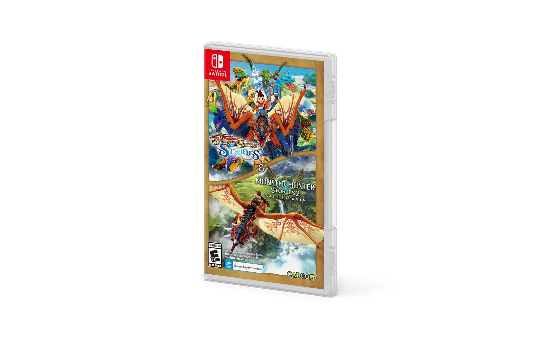 La version physique de Monster Hunter Stories Collection révélée, mais 2 est un code de téléchargement
