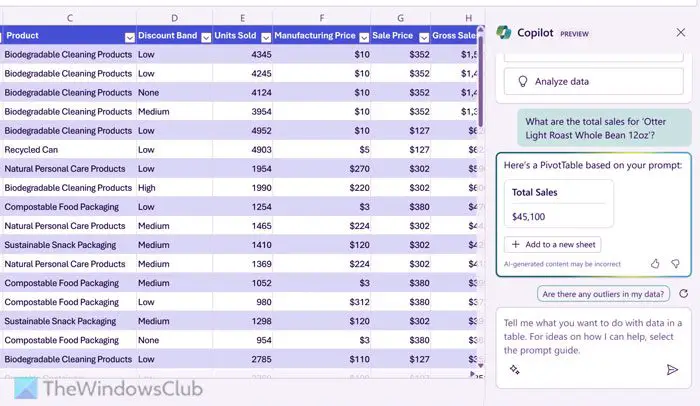 10 invites Copilot pour Excel