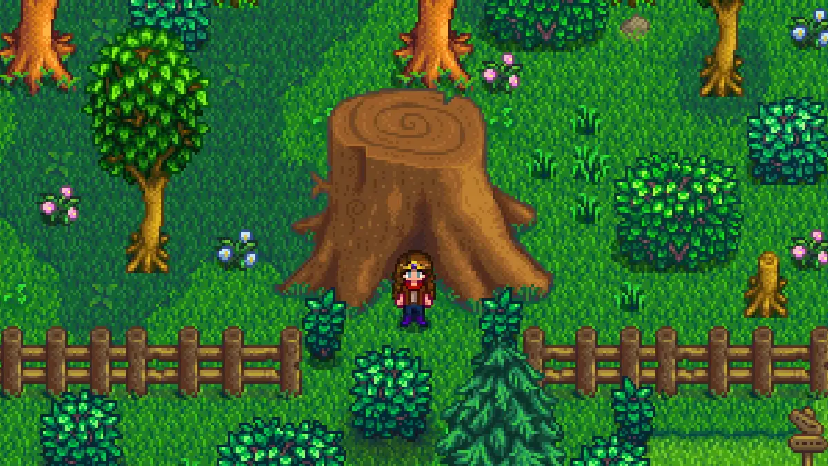 Stardew Valley big tree