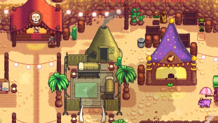 The Desert Festival in Stardew Valley