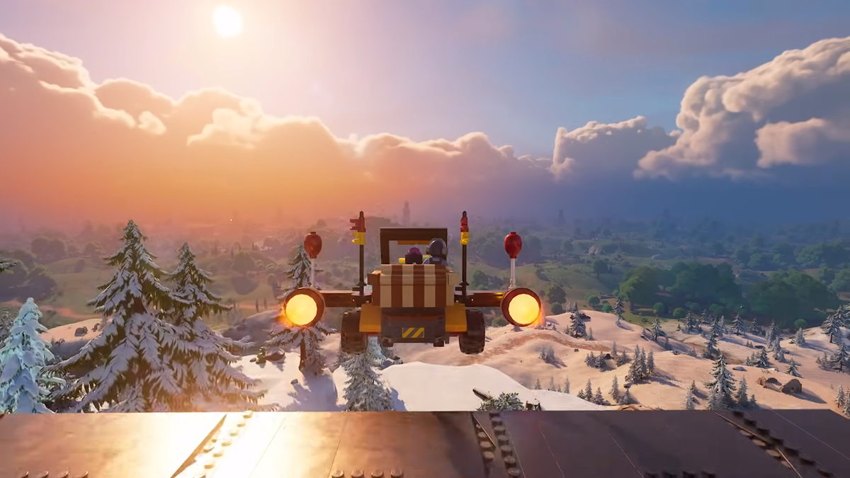 How to power vehicles in Lego Fortnite