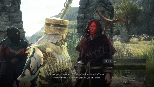 Vendre des objets à Hawker dans Dragon's Dogma 2