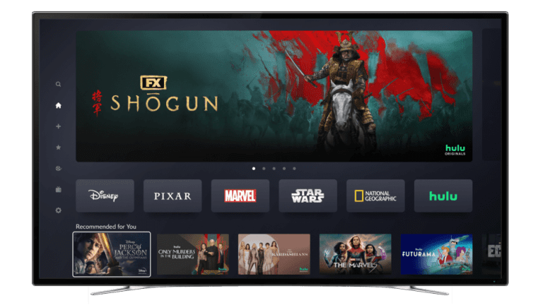 Hulu on Disney+ Homepage