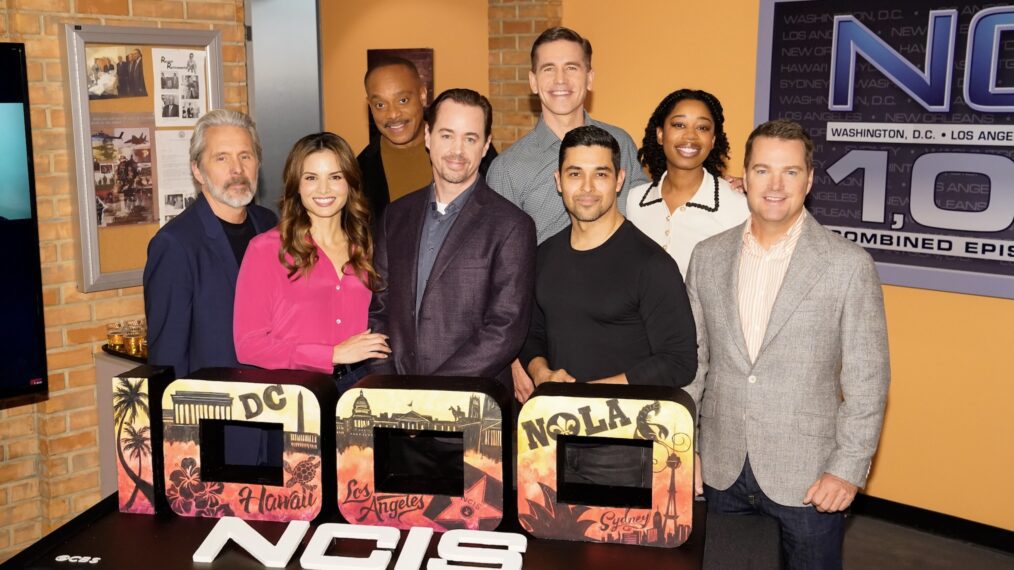 Gary Cole, Katrina Law, Rocky Carroll, Sean Murray, Brian Dietzen, Wilmer Valderrama, Diona Reasonover, and Chris O’Donnell — 