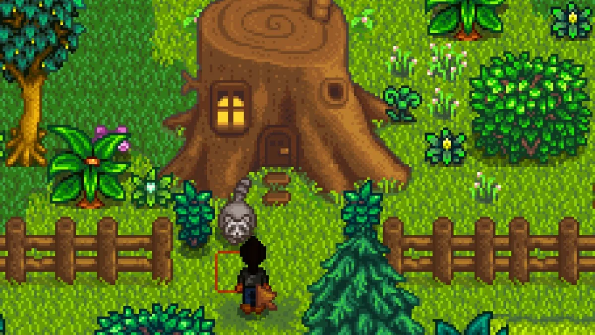 Racoon Big Tree Stump Quest Stardew Valley