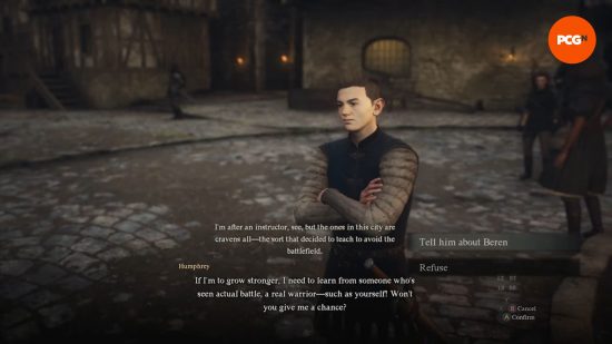 Dragon's Dogma 2 les met en forme - Humphrey se trouve à Vernworth