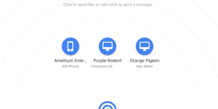 J’utilise ces 2 applications pour AirDrop universel plutôt que de pousser les gens vers Apple