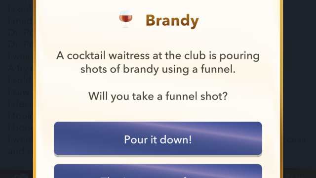 Dépendance à l'alcool BitLife