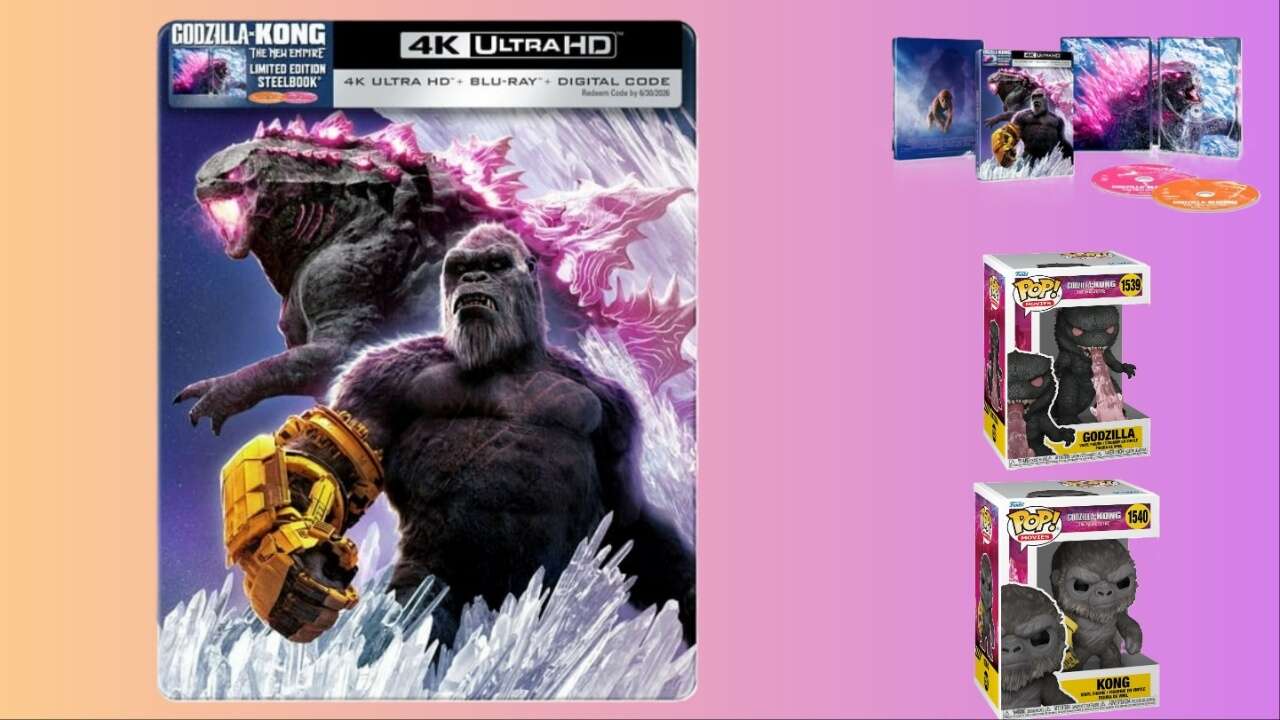 Gozilla x Kong : The New Empire Steelbook, roman graphique, objets de collection, plus
