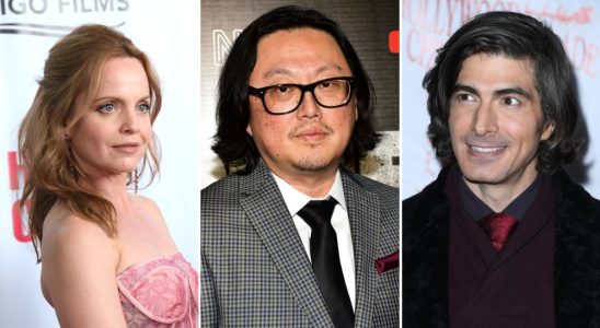 Mena Suvari, Joseph Kahn and Brandon Routh