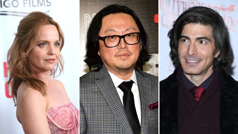 Mena Suvari, Joseph Kahn and Brandon Routh