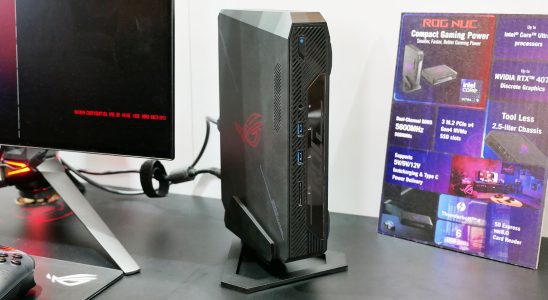 Ce petit PC de jeu Asus dispose d'un processeur Intel Nvidia RTX 4070 et 16 cœurs