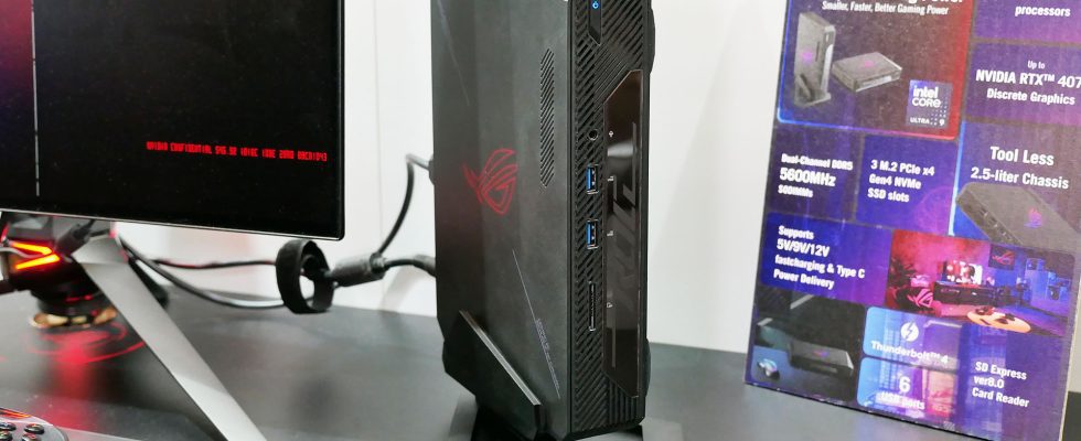 Ce petit PC de jeu Asus dispose d'un processeur Intel Nvidia RTX 4070 et 16 cœurs