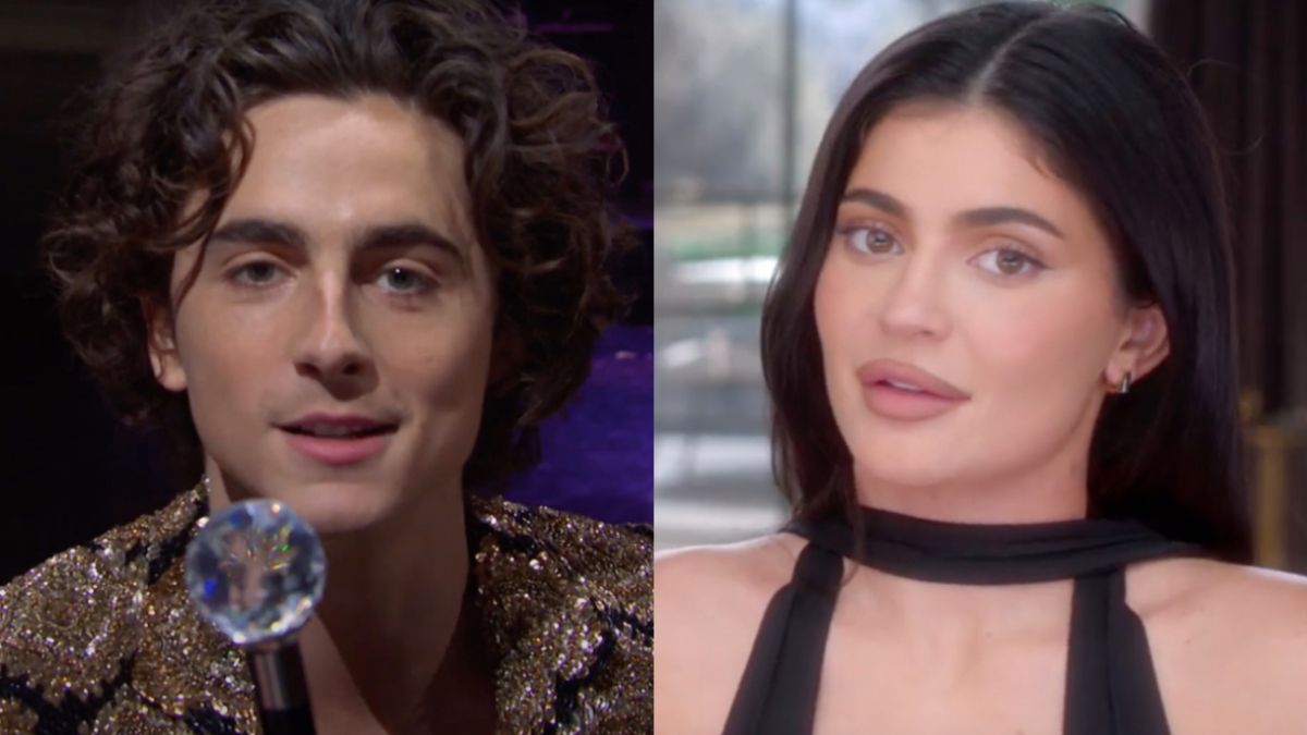  Timothée Chalamet hosting SNL/Kylie Jenner on The Kardashians Side By Side 