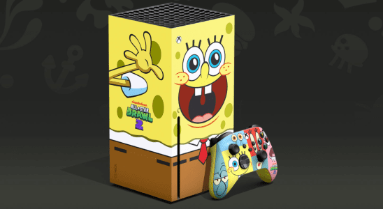 Cette Xbox Series X officielle de Bob l'éponge coûte 700 $ et peut vous donner des cauchemars